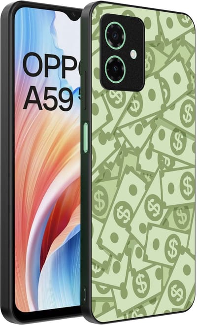 Smartphonica Telefoonhoesje Geschikt voor Oppo A59 met Geld Opdruk - TPU Backcover Case With Money Design geschikt voor Oppo A59