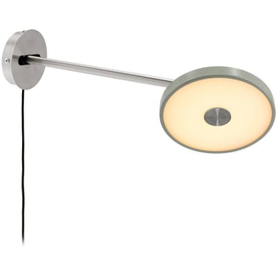 UMAGE LED wandlamp Asteria Long, olijfgroen, staal, stekker