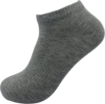 DONEX® Sneakersokken – 8 Paar – Grijs – Katoen – Naadloos – Unisex - Maat 43-46
