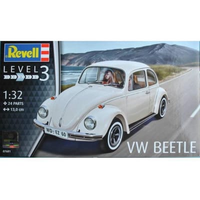 Revell Modelbouwpakket Auto - 07681 Volkswagen VW Kever - Duitse Personenauto Plastic - 1:32 - Modelbouw