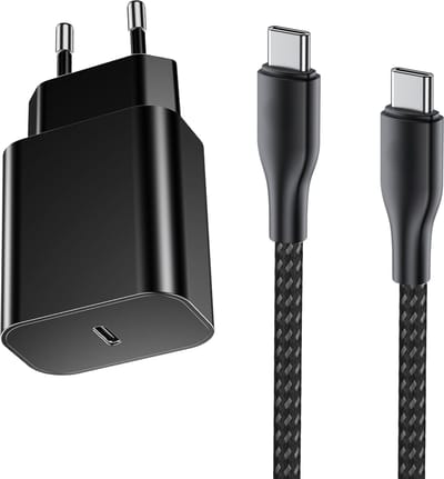 Snellader geschikt voor iPhone 15, 16 Pro Max - Oplader Set - 1 Meter