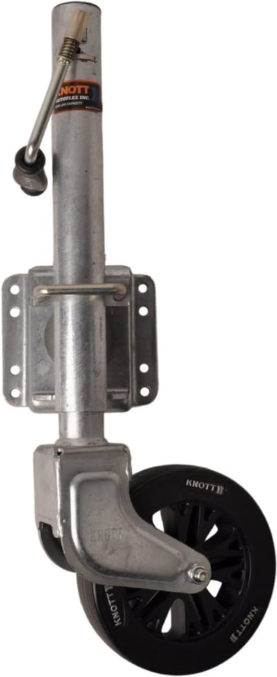 Draaibaar neuswiel - 60 mm - draagvermogen: 150 kg - zijslinger