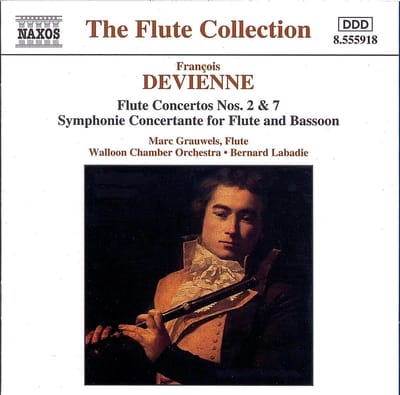 Marc Grauwels, Walloon Chamber Orchestra, Bernard Labadie - Devienne: Flute Concertos Nos.2 & 7 | Breval: Symphony Concertante (CD)