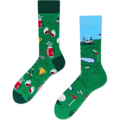 Many Mornings unisex sokken - Golf Course - Unisex - Maat: 43 - 46