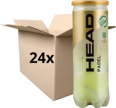 Head Pro S Padel Ballen - Doos - 24 Kokers