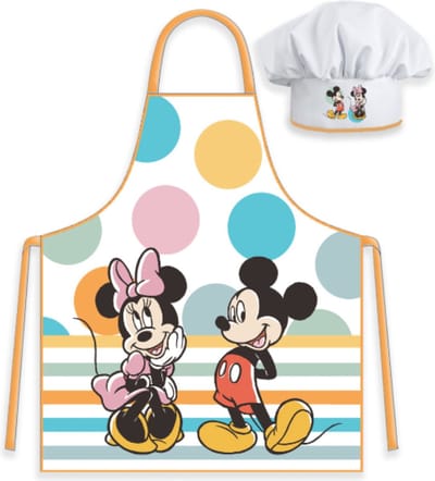 Mickey Mouse schort met bakmuts