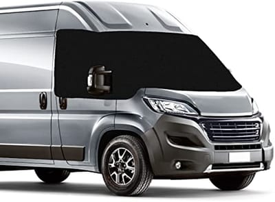 Zonwering voorruit cover voor campers en bestelwagens - Waterdichte 600D Oxford stof