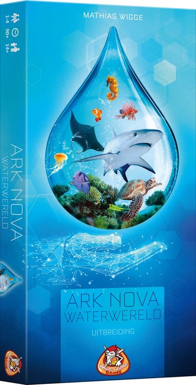 White Goblin Games - Ark Nova: Waterwereld - expertspel - 1 tot 4 spelers - 90 minuten - Vanaf 14 jaar