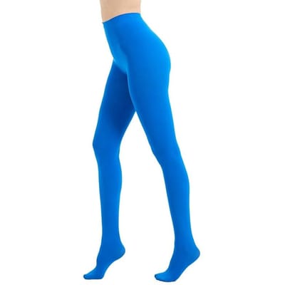 120D Lente Herfst Kleurrijke Panty Sexy Dames Panty Panty Lolita Snoepkleuren Kousen Mode Gothic Lingerie Panty One Size blue