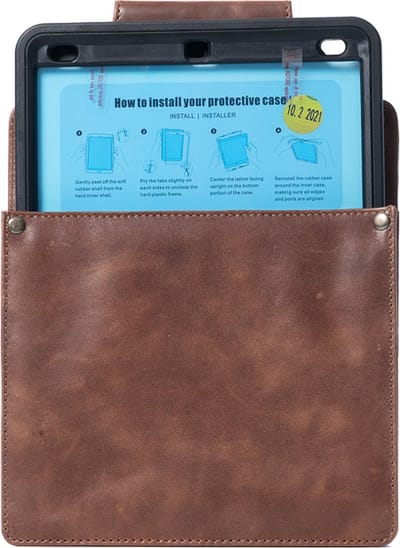 Horeca - Holster - Horeca holster - Horeca portemonnee - Kelnerbeurs - Holster horeca - Holster kapper - Horeca riem - Kelner holster - Horeca portefeuille - Horeca schort - Kelner riem - Horeca houder - Heup holster - Heuptas kapper - Leer - Cognac
