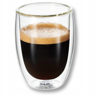 Wilmax ThermoGlass Dubbelwandige Glazen 100 ml - Stijlvol & Praktisch