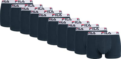 FILA - Heren Basic Boxershorts - 10 Pack - Maat M - Navy