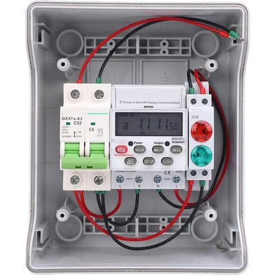 Boîte de distribution extérieure étanche Boîte électrique à temporisation programmable pour éclairage public Eau