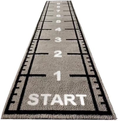 Forzafit Sprinttrack Kunstgras - Indoor/Outdoor - 10 x 2 meter - Grijs - 17 mm