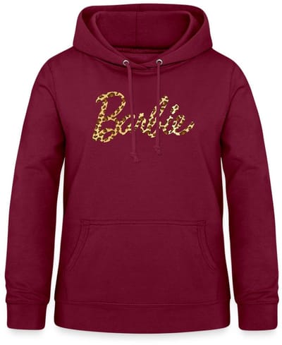 Barbie Leo Print Logo Hoodie Dames