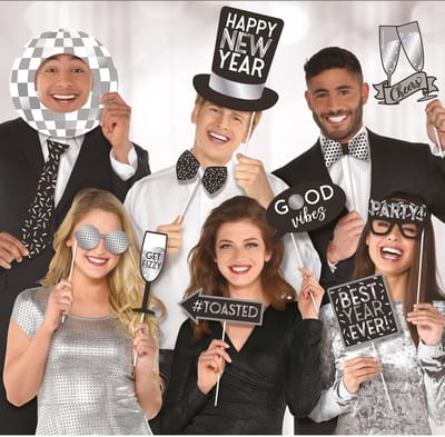 Amscan Photo Booth Props Nieuwjaar 12-delig