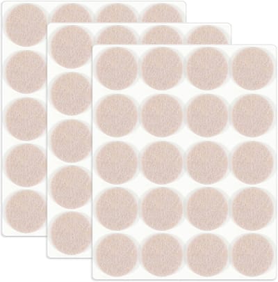 Zelfklevende Viltpads voor Meubels - 25 mm - 60 Stuks - Bescherming voor Houten Vloeren