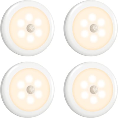 Draadloos LED Nachtlampje met Bewegingssensor voor Binnen - Automatisch Licht bij Nacht