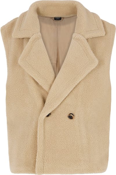 Protest Prtbrody – Bodywarmer Dames – Knoopsluiting – Teddy