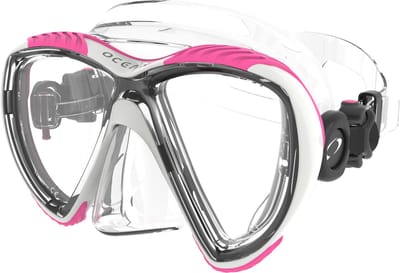 Oceanic Discovery Mask - Zwembril - Duikbril - Volwassenen - Clear/Pink