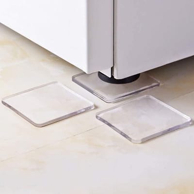 Vibratieabsorberende Anti-Vibratie Mat voor Wasmachine, Antislip Siliconen Pads, Set van 8 voor Stabiliteit en Geluidsreductie