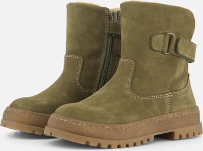 Develab Enkellaarsjes groen Nubuck - Heren - Maat 24