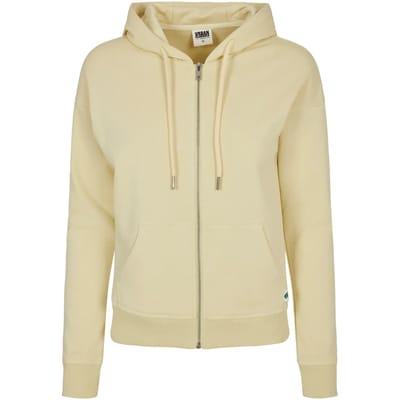 Urban Classics Vest met capuchon -3XL- Organic Terry softyellow Geel