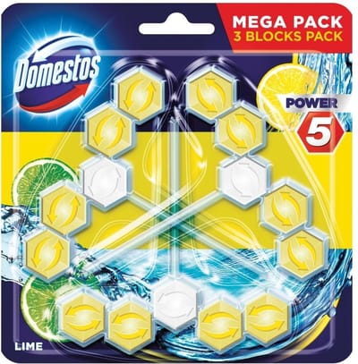 Domestos Power 5 Desinfecterend reinigingsmiddel Solide Lime