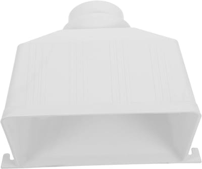 Regenwaterafvoer Strainer - Goot Connector - Waterafvoer Optimaliseren - Eenvoudige Installatie - 26.5x21.5x15.4cm - Wit