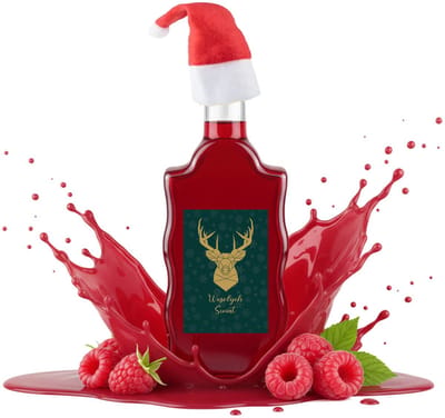 Bimberek - Fala Serie - Glazen Fles - 500ml - Ontwerp Etykieta + Czapka
