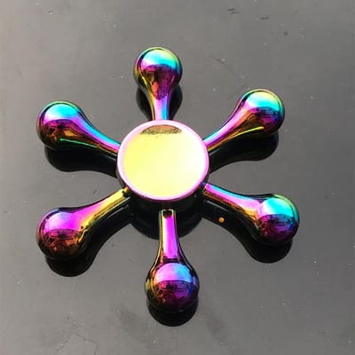 Creativiteit Hand Spinner Fidget Spinner Metalen Regenboog Spiner Anti-Angst Speelgoed voor Spinners Focus Verlicht Stress Vinger Spinner