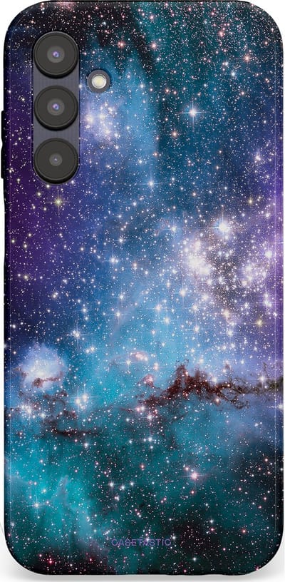 Casetastic Hoesje Geschikt voor Samsung A25 - Stijlvolle Beschermende Duo-layer Case - Nebula nachtdroom