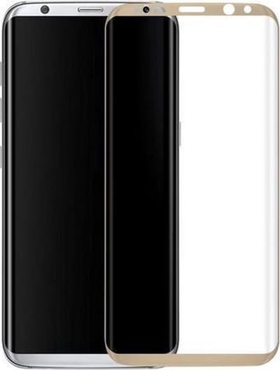BestCases.nl Goud Samsung Galaxy S8 Tempered Glass Screen Protector