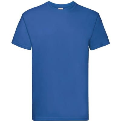 Fruit of the Loom Heren Super Premium T-Shirt (Koningsblauw)