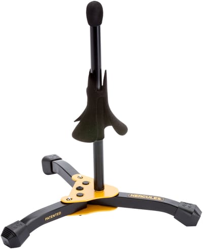 HERCULES HCDS-510BB Trompetstandaard, cornetstandaard, opvouwbaar, tas