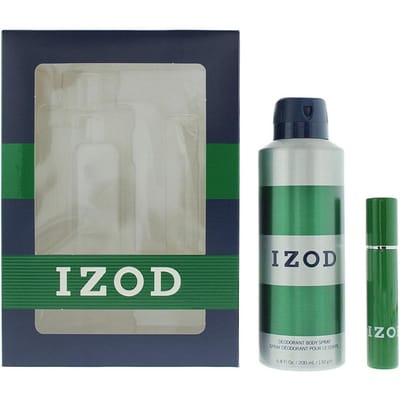 Ensemble Izod: Vert, Spray Parfumé, Pour Hommes, 200 ml + Vert, Eau De Toilette, Pour Hommes, 15 ml
