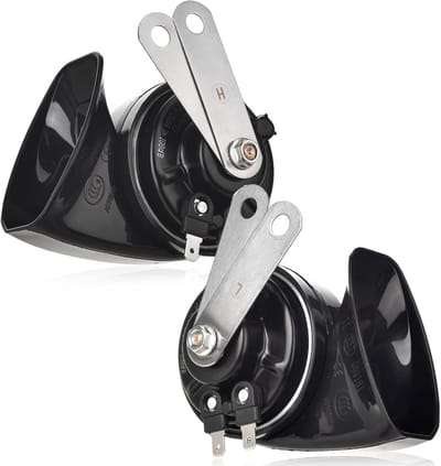 12V Luide Dubbele Slakkenhoorn voor Auto, Motor en Vrachtwagen - 126 dB Waterdicht