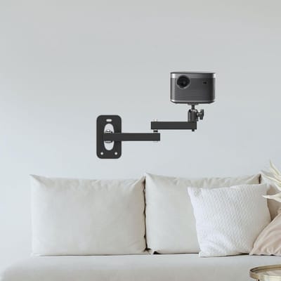 Projector Beugel - Muursteun Projector - Presentatie Tonen - 360 Graden Draaibaar - 40 cm Arm - Metaal