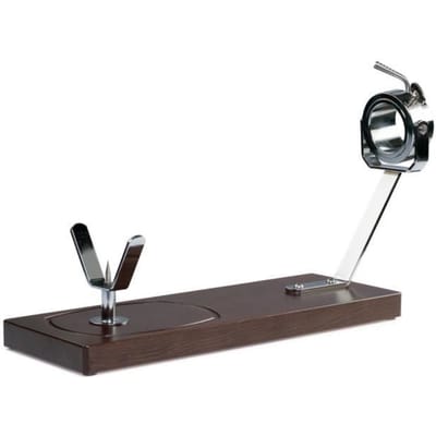 Support a Jambon Jabugo giratoire en hetre grand plateau Buarfe tabac - Porte Jambon