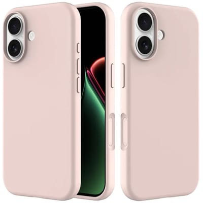 MobyDefend Hoesje - Geschikt voor iPhone 17 - Matte Siliconen Backcover - Roze