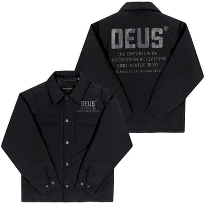 DeuS Ex Machina Surchemise Matelassée Homme Monty Dmp255138 DMP255138 BLK (M) black