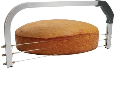 Taart Snijder - Taart Verdeeler - Bakken en Decoreren - Verstelbare Bladen - 50 cm - Zilverkleurig