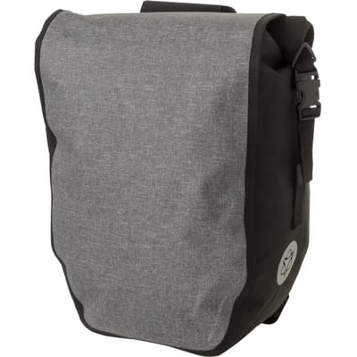 AGU Clean Shelter Fietstas Large – 100% Waterdicht – 21 liter – Gerecycled Materiaal – incl. Laptopvak 14 inch – Grijs Melange