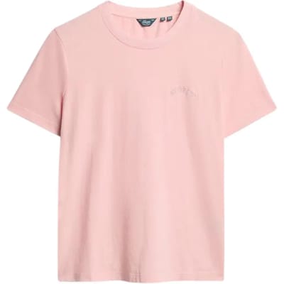 Superdry - Essential T-shirt met geborduurd logo - Dames - T-shirts