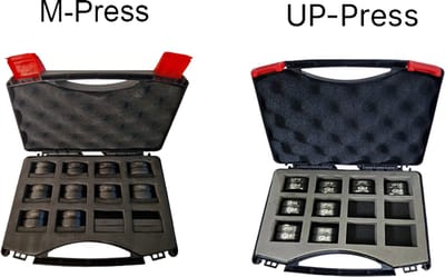 Germat GMT 16-32 Klembekken set incl. bijbehorende koffer M 12-15-18-22-28 + UP 16-20-25-32