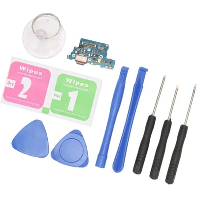 USB Oplaadpoort Reparatiekit Telefoon USB Oplaadpoort Reparatie Vervangingskit voor Samsung S20 Ultra 5G gray
