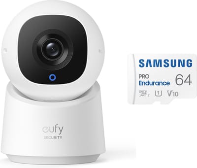 eufy Security - Indoor Cam C220 + SD card 64 GB - Bundel