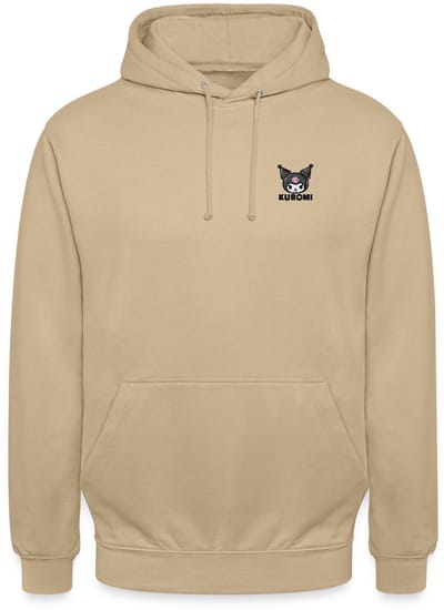 Kuromi Geborduurd Portret Hoodie Unisex