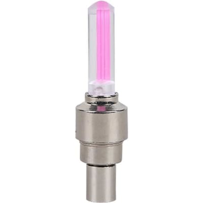 Phare avant de bicyclette, rouge-Mini phare LED néon pour rayons de vélo, éclairage arrière de roue de moto, bouchons de Valve de pneu