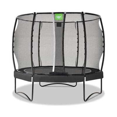 EXIT Allure Premium Trampoline ø305cm - Op Poten - Rond - Trampoline Buiten - Voor Kinderen - Zwart